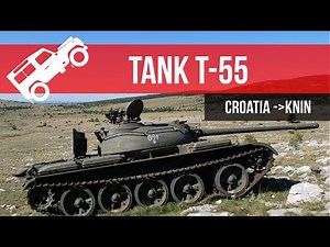 We found abandoned Soviet battle tank T-55 in Croatia Knin