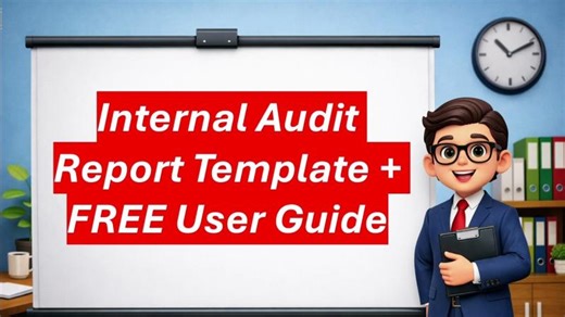 Ready-To-Use Internal Audit Report Template + FREE User Guide | Internal Audit E.