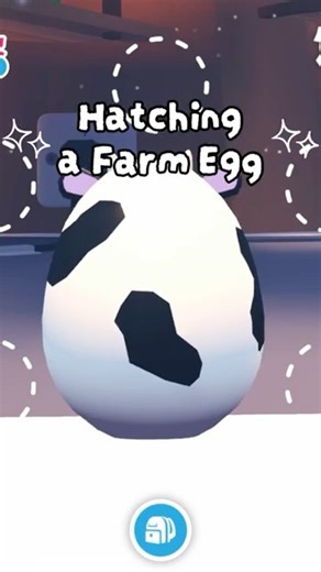 ADOPT ME: Hatching a Farm Egg #adoptme #roblox #adoptmeroblox #adoptmepets #adoptmetrades