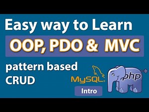 Creating a PHP OOP PDO MVC CRUD CMS.