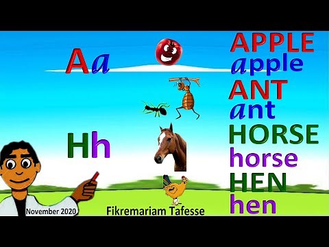 Sounds of English alphabets and words for LKG(KG-2) or UKG(KG-3)