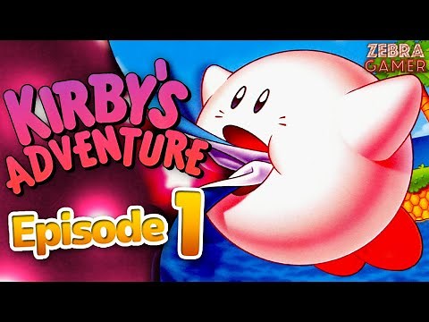 Kirby's Adventure Gameplay Walkthrough Part 1 - Level 1 Vegetable Valley!