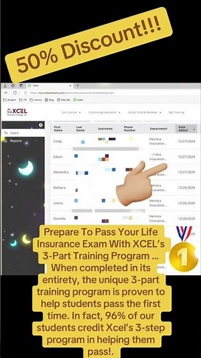PASS Your Life Insurance EXAM With #xcelsolutions 🌎💯💰🇺🇸