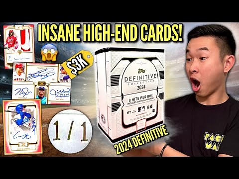 I OPENED THE INSANE $3,000 DEFINITIVE BOX (BIG 1/1)! 😱🔥 2024 Topps Definitive Baseball Hobby Review