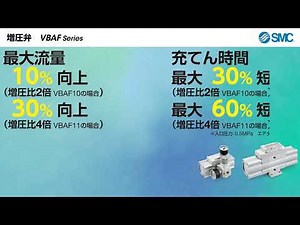 SMC増圧弁 VBAFシリーズ