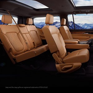 1.8M views · 3.5K reactions | With best-in-class overall passenger volume,* there's room to take the kids—and all their friends—on their next grand adventure. ​ ​ *Based on Ward's Large Luxury Sport/Utility vehicle segmentation, excludes other FCA US LLC vehicles. Based on the latest available competitive information. | Jeep | Facebook