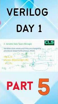 Verilog Day 1: Introduction and Data Types Explained from Scratch