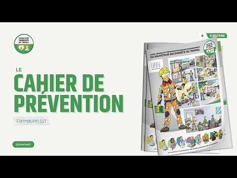 formation SST cahier exercice prévention sauveteur secouriste du travail