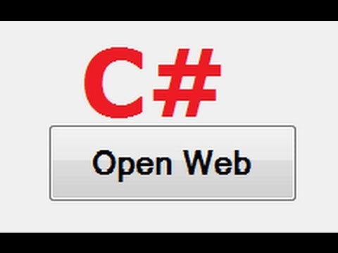 C# Tutorial 63: How to open a web page with C# application