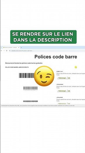 Générer des codes barres sur Excel