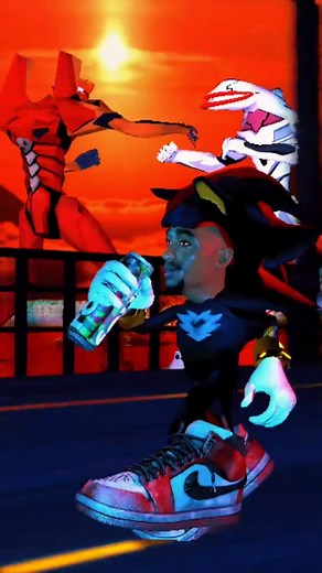 zachx.gif on Instagram: "Shadow Tupac escaping during 3rd Impact at the end of End of Evangelion #3danimation #shadowthehedgehog #evangelion #endofevangelion #shinrawave #corecore #hopecore #hellyeah #zachgif"