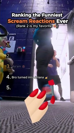 Ranking the Funniest Scream Reactions Ever 😂 #shorts #funny #reaction