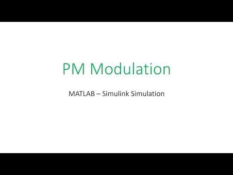 PM Modulation | MATLAB Simulation | Simulink