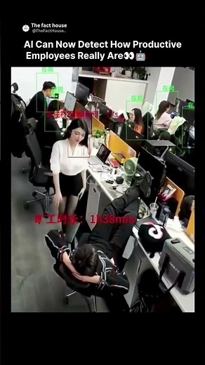 🤖 AI Tracks Employee Productivity !