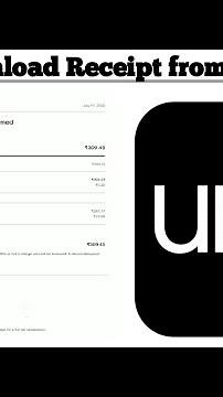 How to Download invoice or Receipt from Uber app | Download Invoice from Uber | Techno Logic