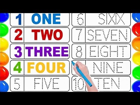 1 to 20 Numbers with Spelling | Kids Fast Learning | Super Easy & Fun Video 1to 10