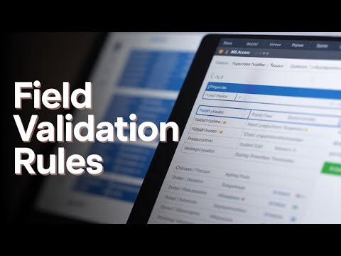 Data Integrity constraints in MS Access
