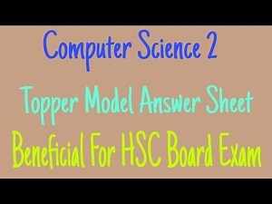 CS 2 Feb- March 2019 Topper Answer Sheet Beneficial for HSC Board Exam 2020