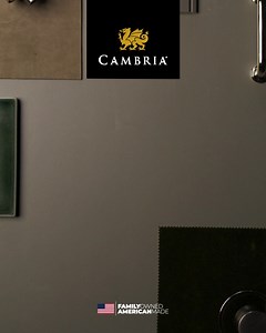 521 reactions · 31 shares | Your clients will love our durable, maintenance-free, powerfully bold and modern designs. Experience the Cambria difference – order your sample today. | Cambria | Facebook