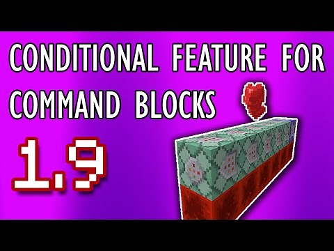 CONDITIONAL FEATURE for Command Blocks | Minecraft 1.9 Tutorial