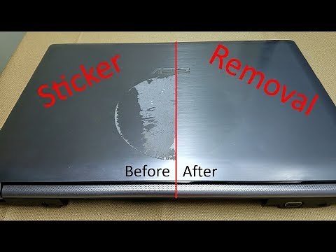 How To: Sticker Removal from Laptop