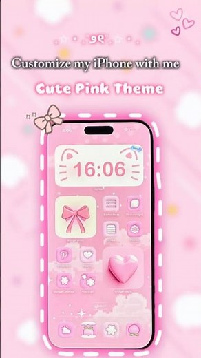 iOS 26 aesthetic Customization ✨💕theme icons, widgets, home screen, lock screen customization #yt