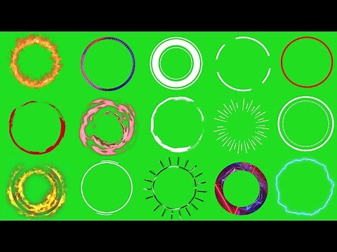 Circle Green Screen [4K]