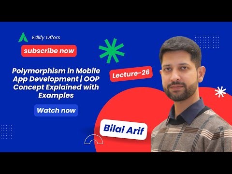 Lecture 26: Polymorphism in Mobile App Development | OOP Concept Explained with Examples