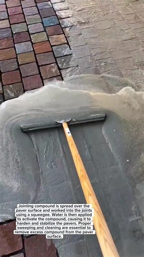 Paver Installation: Applying Jointing Compound for a Professional Finish