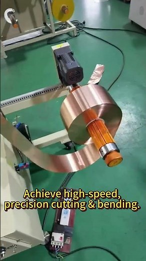 Automated Flexible Copper Busbar Production #machine #coldmilling #cnc #cncmill #welding #factory