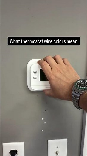Thermostat Wiring Explained (R, Y, G, W, C) 🔧⚡