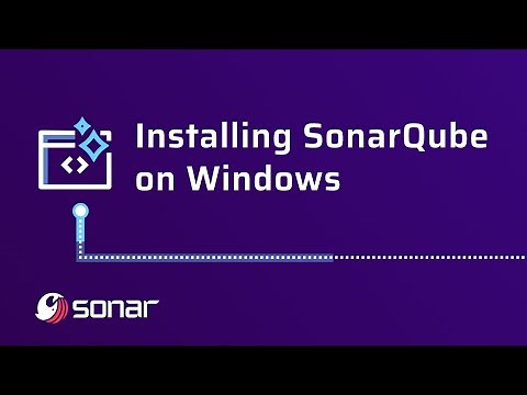 Installing SonarQube on Windows