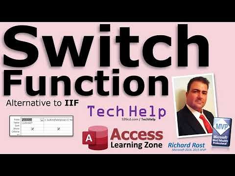 Using the Switch Function to Simplify Complicated Nested IIF Functions in Microsoft Access