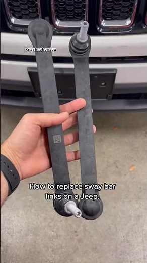 How to replace stabilizer bar links on a jeep Cherokee. Quick and simple replacement.