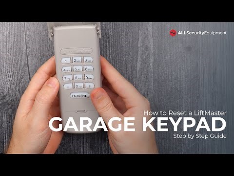 How to Program and Reset a LiftMaster Garage Door Keypad | A step by step guide