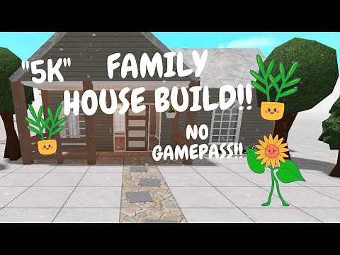 5K! BLOXBURG: FAMILY HOUSE BUILD, NO GAMEPASS!!