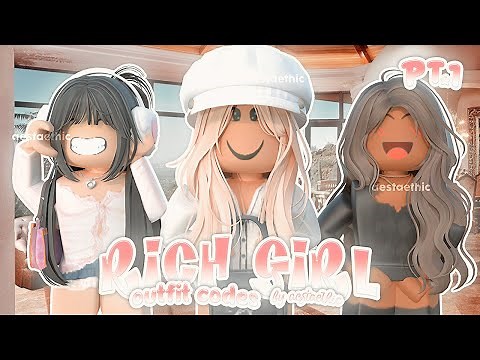 RICH GIRL ROLEPLAY OUTFIT CODES for berry avenue, bloxburg & brookhaven PT.1 #roblox #bloxburg