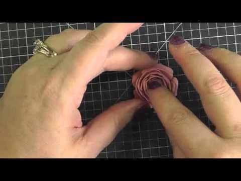 Super simple cricut rose tutorial