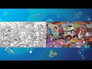 Disney Primos - Intro Comparison (Animatic vs. Final Animation)