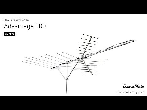 How to Assemble the Advantage 100 Outdoor TV Antenna [CM-3020] | Channel Master