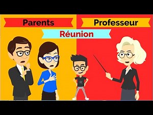 French Listening and Speaking Practice | French Conversation between Parents and Teachers