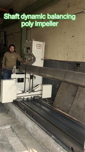 shaft dynamic balancing poly impeller