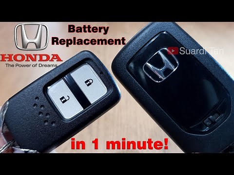 HONDA Smart Key / Keyless / Key FOB Battery Replacement
