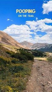 114K views · 1.1K reactions | I’ve never actually pooped on the trail. But there’s been a few close calls  I did have to pop a squat to pee on the side of the trail in the video though. There was literally NO cover. We had to tell strangers to look away  Tag a friend who has had this experience ⬇️ #poop #alpine #14ers #colorado #hikinglife | The Worried Wanderer | Facebook
