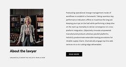 About the lawyer - CSS Template by Nicepage