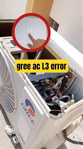 Gree ac L3 error | gree ac cooling problem #shorts #greeac #trending
