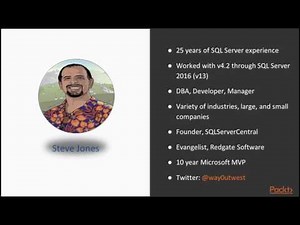 Getting Started with SQL Server 2016 Administration : The Course overview | packtpub.com