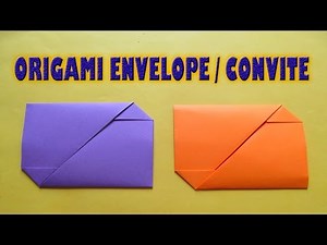 ORIGAMI ENVELOPE/ CONVITE.