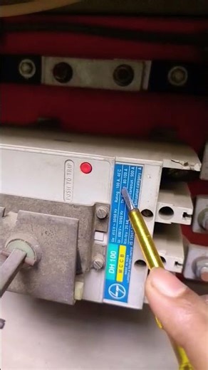 mccb testing push button