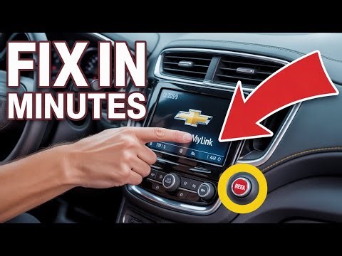 Chevy MyLink Reset | Fix a Frozen Screen in Minutes